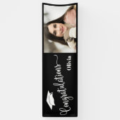 写真エレガント卒業 横断幕 (縦)