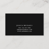 写真エレガント名刺 名刺 (裏面)