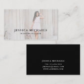 写真エレガント名刺 名刺 (正面/裏面)