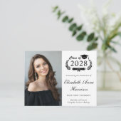 写真エレガント大学の卒業 ポストカード (スタンド正面)