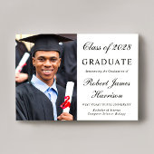 写真エレガント大学の卒業 案内状