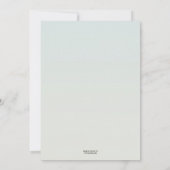 写真エレガント大理石葬祭法要 招待状 (裏面)