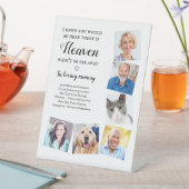 写真エレガント天国のメモリ結婚アルのパーソナライズ 台座サイン (インサイチュ)