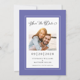 写真エレガント婚約結婚トレンディー セーブザデート