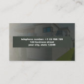 写真エレガント実在不動産業者 名刺 (裏面)