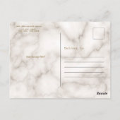 写真エレガント家族コラージュ父の日 ポストカード (裏面)