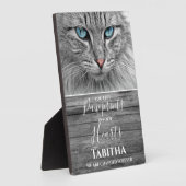 写真エレガント引用文ペット記念館 フォトプラーク (側面)