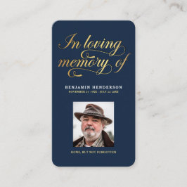 写真エレガント悔やみや弔慰葬儀祈りの言葉 コーリングカード