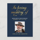 写真エレガント悔やみや弔慰葬儀祈りの言葉 ポストカード (正面)