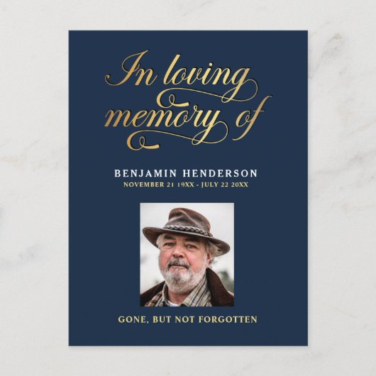 写真エレガント悔やみや弔慰葬儀祈りの言葉 ポストカード (正面)