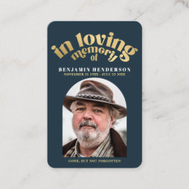 写真エレガント悔やみや弔慰葬祈りの言葉カード 名刺