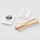 写真エレガント悔やみや弔慰記念葬儀プログラム ハンドファン (組立なし)