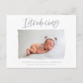 写真エレガント感謝していミニマルの紹介 案内ポストカード (正面)