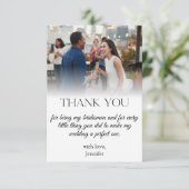 写真エレガント撮影者 サンキューカード (スタンド正面)