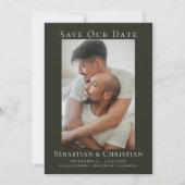 写真エレガント日付の保結婚存 (正面)