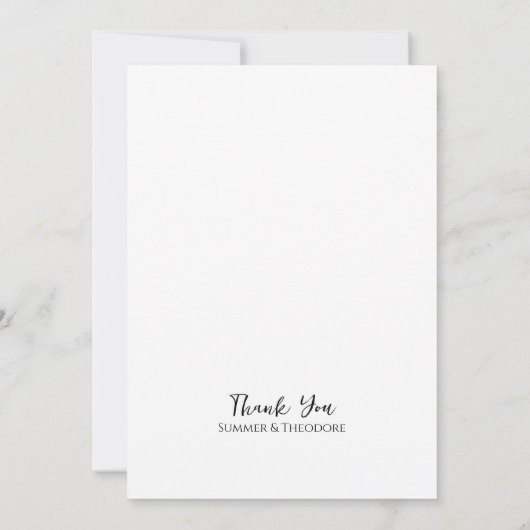 写真エレガント日付の招待を保存 招待状 (裏面)