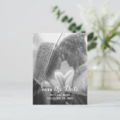 写真エレガント日付はがきを保存 案内ポストカード (スタンド正面)