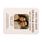 写真エレガント日付マグネットの保存 | ラッモダンクス マグネット (横)