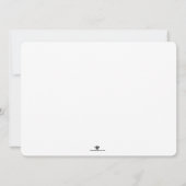 写真エレガント洗礼 |《キリスト教》洗礼式や命名式招待状 招待状 (裏面)