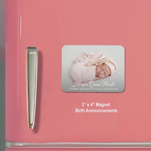 写真エレガント生まれたばかりの生発表 マグネット