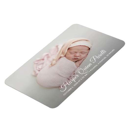 写真エレガント生まれたばかりの生発表 マグネット (左側)