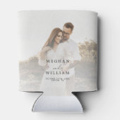 写真エレガント結婚式の引き出物 缶クーラー (裏面)