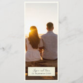 写真エレガント結婚素朴付きメニュー メニュー (正面)