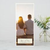 写真エレガント結婚素朴付きメニュー メニュー (スタンド正面)