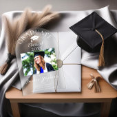 写真エレガント院卒業発表 アクリル招待状