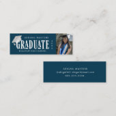 写真エレガント院名カード スキニー名刺 (正面/裏面)