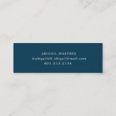 写真エレガント院名カード スキニー名刺 (裏面)