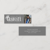 写真エレガント院名カード スキニー名刺 (正面/裏面)