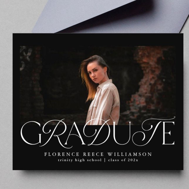 写真エレガント高校低学位卒業シート (クリエイターアップロード済み)