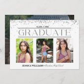 写真エレガント4枚はがき 招待状 (正面/裏面)