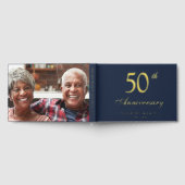 写真エレガント50周年結婚記念 ゲストブック (全面)