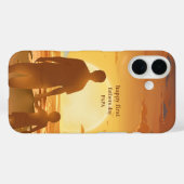 写真エレガント「HAPPY FIRST FANTEERS DAY PAPA」 Case-Mate iPhoneケース (裏面 (横))