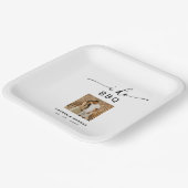 写真エレガントI Do BBQ ペーパープレート (傾斜あり)