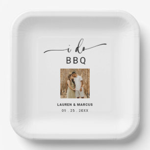 写真エレガントI Do BBQ ペーパープレート