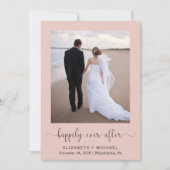 写真エレガントQRコード結婚披露宴 招待状 (正面)