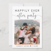 写真エレガントQRコード結婚披露宴 招待状 (正面)