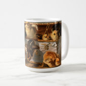 写真オブファームバード – ベビーチックス コーヒーマグカップ (正面右)