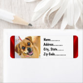 写真オンのカスタム差出人住所ラベル ラベル (インサイチュ)