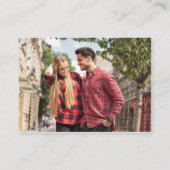 写真オンラインRSVP QRコードレッドローズの結婚ウェブサイト エンクロージャーカード (裏面)