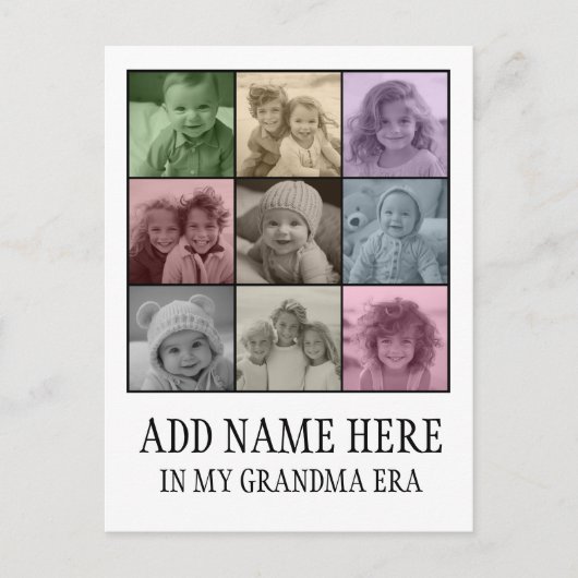 写真オートフィルタ – おばあちゃんの時代 ポストカード (正面)
