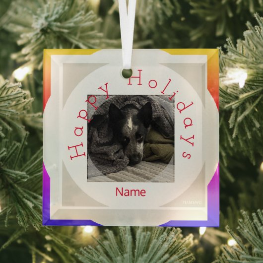 写真オーナメントガラスHAMbyWG ガラスオーナメント (インサイチュ)