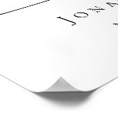 写真オーバーレイ  命の祝祭 名前 追悼式  ポスター (角)