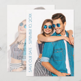 写真カジュアルの結婚式のスクリプトの日付の保存 セーブザデート