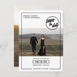 写真カジュアルの結婚数 セーブザデート