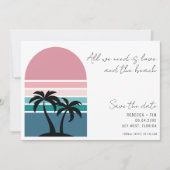 写真カジュアルビーチ結婚式 セーブザデート (正面)