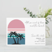 写真カジュアルビーチ結婚式 セーブザデート (スタンド正面)